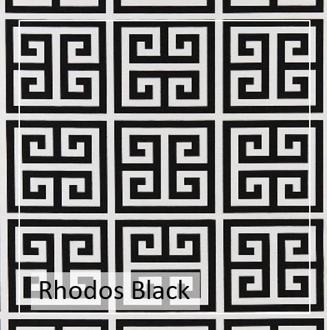 Tissu Rhodos Black