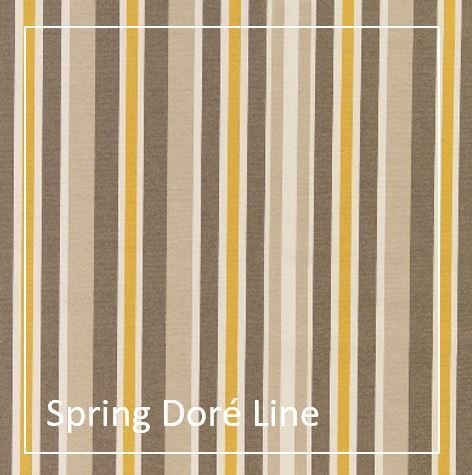 Tissu Spring doré Line