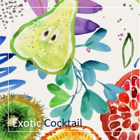 Tissu Exotic Cocktail